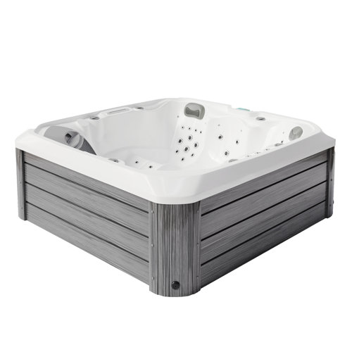 Comfort Hot Tubs 6 Person 51 Jet Acrylic Rectangular Hot Tub with